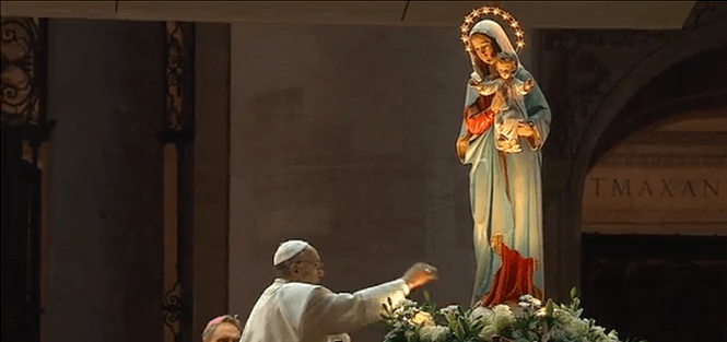 El Vaticnao y la virgen Maria