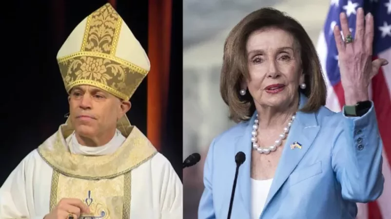 Monseñor Cordileone y Pelosi