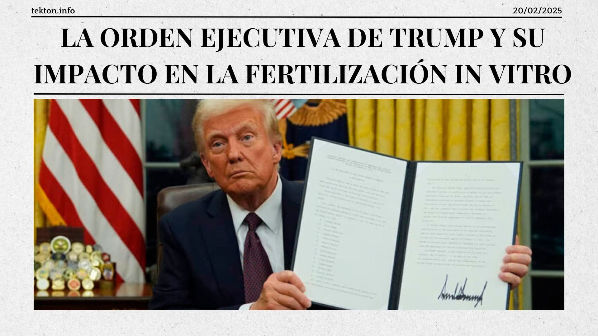 Donald Trump y la Controversia sobre la Fecundación in Vitro: ¿Un Riesgo para la Vida?